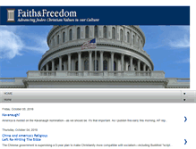 Tablet Screenshot of blog.faithandfreedom.us